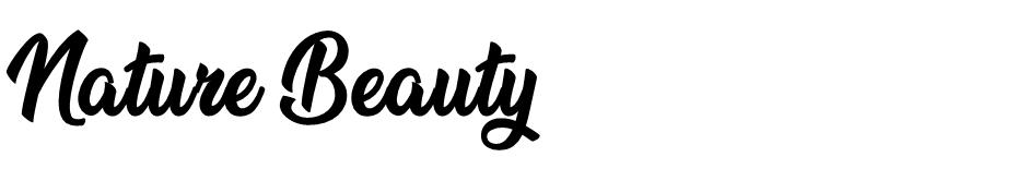 Nature Beauty font